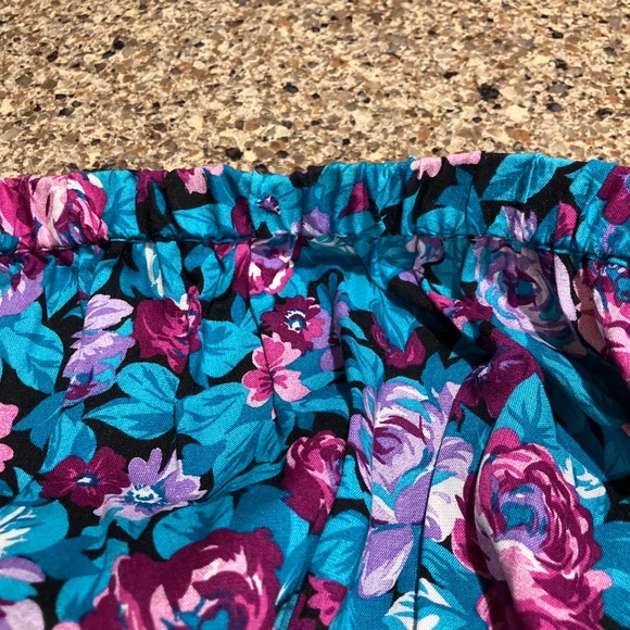 Vintage Boston Traveler Made in the USA Floral Womens Skirt - Picture 5 of 7